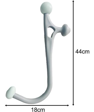 Perfeclan Manual Self-Massager Effective Back & Shoulder Massage Roller Percussion Hand Point Massager for Relaxation & Pain Relief - Buy Online on GoSupps.com
