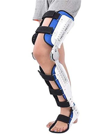 Adjustable Hip Joint Fixation Bracket Knee Brace Immobilizer Brace Knee Ankle Foot Orthosis Hip Abduction Orthosis Adjustable Fixed Limb Orthosis Hinged Knee Foot Support Brace for Knee Joint Ankle Left