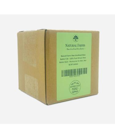 Natural Farms Bulk Ivory Raw Unrefined Shea Butter 5lb from Ghana Africa 16 Ounce (Pack of 1) - Buy Online on GoSupps.com