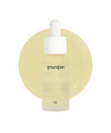 groundplan Oil 0.68 fl oz Botanical Facial Oil with 6 Natural Plant Oils, Lightweight Hydration & Nourishment for Face, Body & Hair, EWG Green Rated