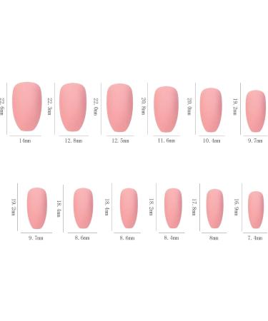 576Pcs Medium Square Nails Colored Fake Nails Artificial Fingernails Acrylic Tip 12 Size for Women Long Ballerinas Nails Square Nails Nails Long - Buy Online on GoSupps.com