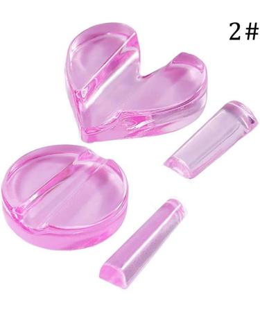 Kapmore Mini Nail Metal Bending Tool Set 2 Acrylic Portable Diy Pink Embossed Mold Nail Tool Equipment Hollow Frame Art - Buy Online on GoSupps.com