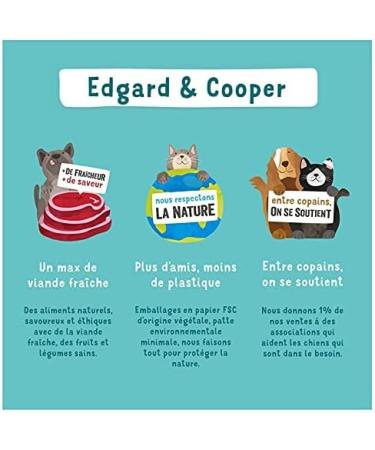 Edgard & Cooper Dog Food (Fresh Salmon 2.5kg) Grain Free Fresh Meat & Fish & Quality Protein Real Ingredients for Dogs Hypoallergenic No Added Sugars - Buy Online on GoSupps.com