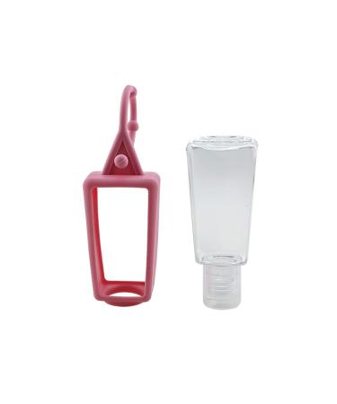 Snadulor 3-Piece Empty Hand Sanitizer Holder Keychain Set with Silicone Sleeve - Refillable Travel Size Bottles (30ml/1oz) - Buy Online on GoSupps.com