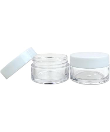 Beauticom 36 Pieces 20G/20ML Round Clear Jars with White Lids - BPA Free for Lotions Creams Toners Lip Balms & Makeup Samples - Perfect for International Shipping - Buy Online on GoSupps.com