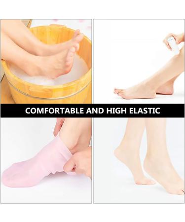 Moisturizing Gel Booties Socks - Hydrating Heel Cuffs for Dry Feet | SEB 41x8x1cm - Buy Online on GoSupps.com
