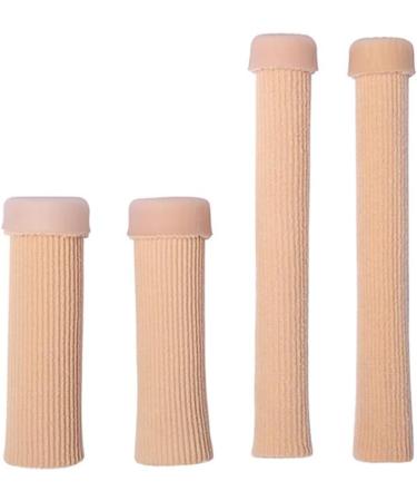 Xingsiyue Cuttable Toe Tubes (10 Pieces) - Silicone Toe Sleeves for Toe Pressure Pain Relief - Soft Gel Protectors for Corns and Calluses - M 15*1.8cm - Buy Online on GoSupps.com