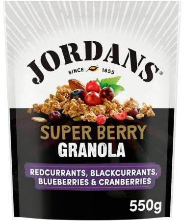 Granola Bundle with Jordans Super Berry Granola 550g Super Fruity Granola 500g and Super Nutty Granola 550g (3 Pack) - Buy Online on GoSupps.com
