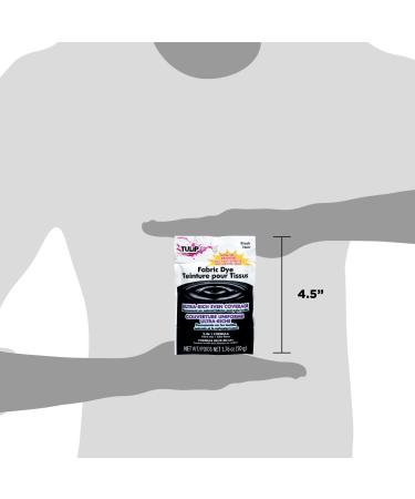 Tulip Permanent Fabric Dye in Black - 26588 | Vibrant and Long-Lasting Coloring Option - Buy Online on GoSupps.com