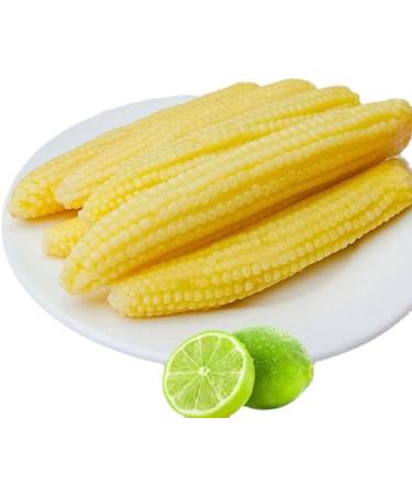 Small Corn bamboo shoots Small young corn 24g/bag hot and Spicy fresh crispy bamboo shoot crunchy tender corn vegetarian grain snack Spicy strips Latiao Chinese snack gift pack (Lemon flavor 3bag) Lemon flavor 3bag - Buy Online on GoSupps.com