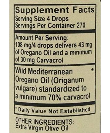 Vitality Works Oregano Oil 1oz - Organic Immune Support Supplement - Buy Online on GoSupps.com