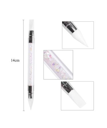 1Pcs Nail Art Pen Glitter Picker - Rhinestone Handle Brush for Nail Powder & Decoration - Buy Online on GoSupps.com