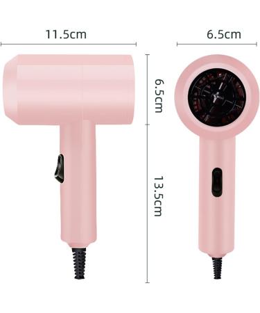 YOXIER Hair Blow Dryer Quick Drying Low Noise Lightweight Hot Air Hair Care Travel Blow Dryer Compatible with Women Pink - Buy Online on GoSupps.com
