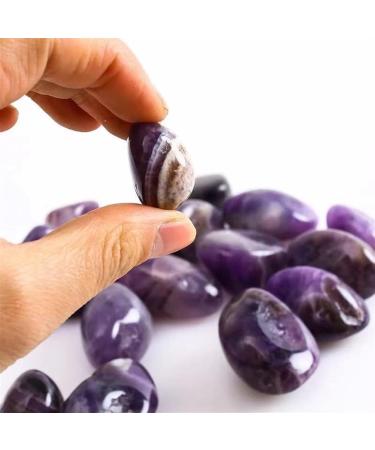 Natural Crystals and Stones 300g 15mm-20mm Natural Dream Amethyst Tumbled Stone Rough Gravel Crystals for Decoration kaixun - Buy Online on GoSupps.com