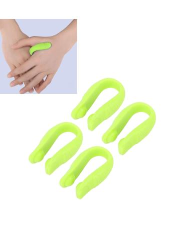 4-Piece Acupressure Clips for Stress Relief & Migraine Prevention - Adjustable Pressure Nylon Magnetic Material (Green) - Buy Online on GoSupps.com