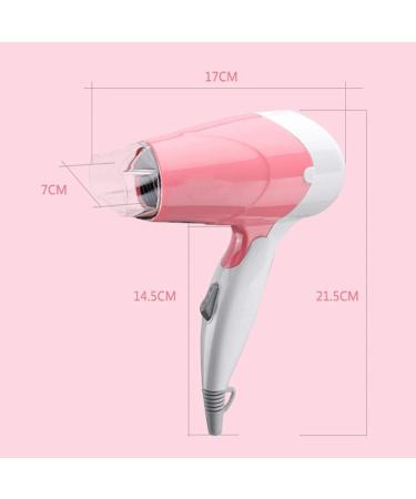 ADITAM 1000W Hair Dryer Folding Hair Dryer Fast Dry Hair Blow Dryer with Folding Handle Dual Voltage Hair Dryers Double The Comfort - Buy Online on GoSupps.com