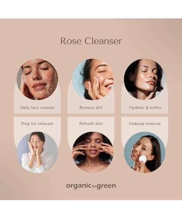 Organic To Green - Rose Cleanser - Buy Online on GoSupps.com