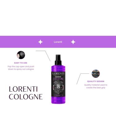 Lorenti Barber Aftershave Cologne 150ml | Men Aftershave Spray Long Last (Purple) - Buy Online on GoSupps.com