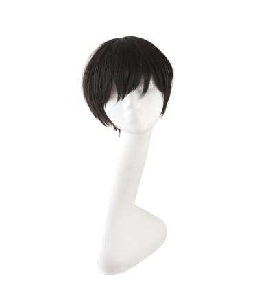 MapofBeauty 12 inch/30cm Cosplay Party Straight Short Wig (Brown Black) - Buy Online on GoSupps.com