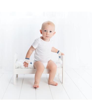 Ciieeo Anti-Eating Gloves for Toddlers - 2 Pairs of Soothing Finger Protection White Nylon Chew Prevention Anti-Suckling Mittens - Buy Online on GoSupps.com