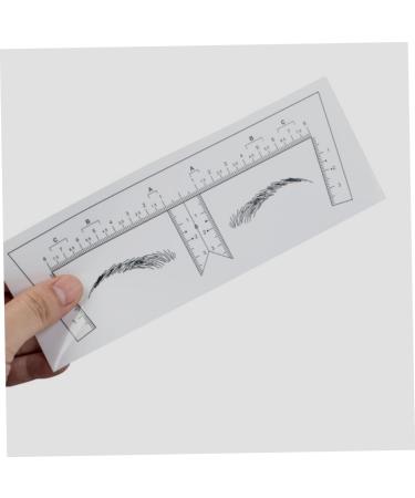  GOOHOCHY 10 Pieces Eyebrow Ruler Plastic Eyebrow Template for Makeup for Shaping Women - Buy Online on GoSupps.com