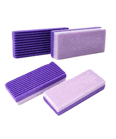 4-Piece Foot Pumice Stone Sponge Stone Pedicure for Foot Callus Exfoliating Hard Skin Removal The Pedicure Washer