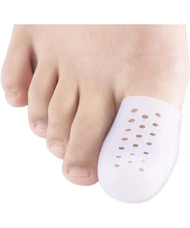 Havamoasa Big Toe Protector - Silicone Cap for Toe Corns, Calluses, Blisters - Breathable, Holes for Ingrown Toenails, Friction Reduction - Large - Buy Online on GoSupps.com