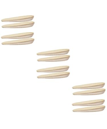 NOLITOY 6 Pairs Booster Pad Shoe Inserts for Women Heels Insoles Jaw Trainer Enamel Chamber Pot Height Insole Increase Shoe Cushion Lift Heighten Insole Silicone Socks Man Damping Gel