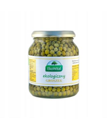 Green peas in brine BIO 350 g 230 g EkoWital
