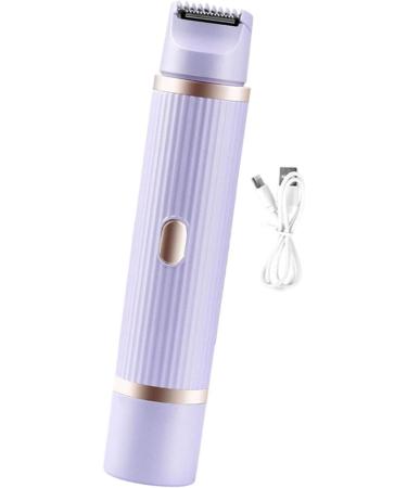 Generic pilateur facial pour femme rasoir lectrique d tachable double t te tondeuse bikini pour le dos la salle de bain le corps et le visage Violet - Buy Online on GoSupps.com