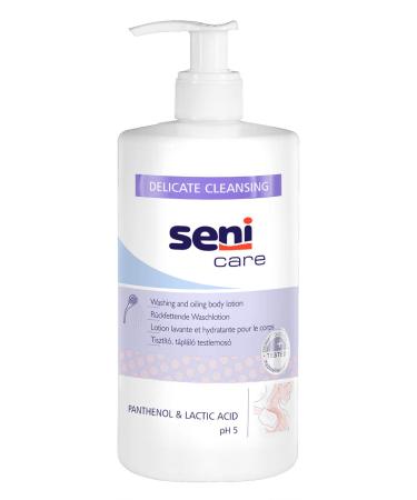 Seni 9317 Care cleansing and moisturising wash lotion 500 ml pump bottle