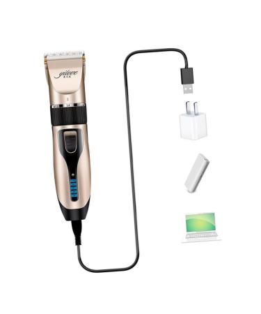 1 Set Electric Haircut Supplies Hair Cutting Tool Hair Trimmers Hair Clipper Golden Electric Hair Clipper for Barbershop Hair Clipper