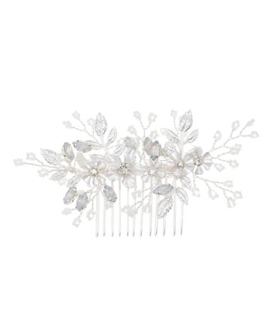 FRCOLOR Bride Comb Tiara Combs Wedding Hair Comb Rhinestone Comb Rhinestone Hair Comb Crystal Hair Comb Grab The Drill Manual Bride