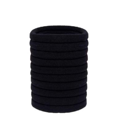Liujzzj 20-Pack High-Quality Black Hair Ties for Women - Thick & Curly Hair Elastics - Durable Rubber Bands & Headbands for Girls - Buy Online on GoSupps.com