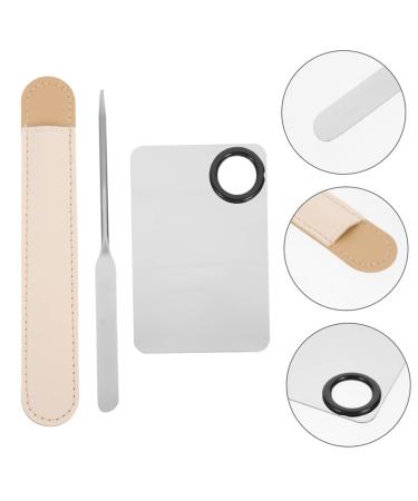 Buy Minkissy 6 Sets Palette Makeup Foundation & Mixing Tools | Professional Artist Supplies | Nail Polish Mixer Tray | Korean Makeup Spatula & Color Plates - Buy Online on GoSupps.com