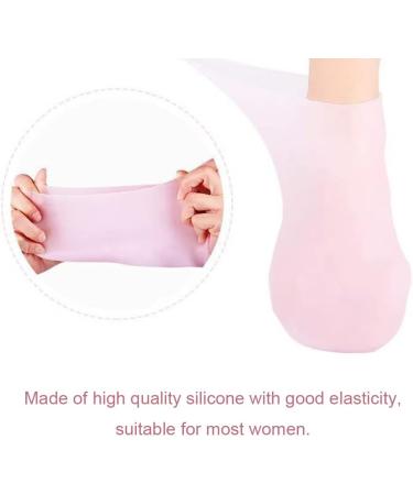 Lovehomily Anti Slip Foot & Hand Spa Mask Pedicure Socks & Moisturizing Gloves Silicone Hands Protective Gloves Prevents Dryness for Feet/Hand Care (Pink) - Buy Online on GoSupps.com