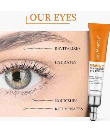 Vitamin C Eye Cream - Brighten Dark Circles Reduce Wrinkles & Tear Bags | International Shipping Available - Buy Online on GoSupps.com