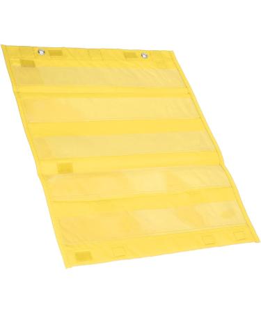 VGEBY Magnetic Pocket Blackboard - Bright Yellow Color 5 Rows Clear Teaching Board for Homeschooling & Scheduling  - Buy Online on GoSupps.com