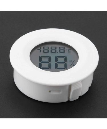 Mini Digital Hygrometer Thermometer - Indoor Temperature Monitor for Reptiles | Large LCD & Backlight - White - Buy Online on GoSupps.com