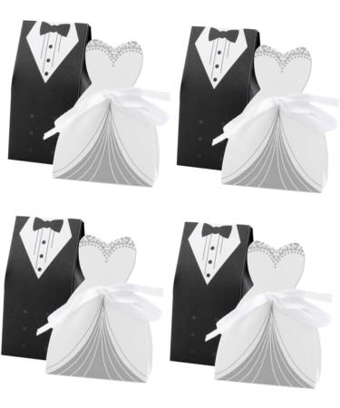 Healeved 120 Pcs Deep Impression Bag Delicate Patterns Wedding Candy Case Candy Box Bride Box Paper - Buy Online on GoSupps.com