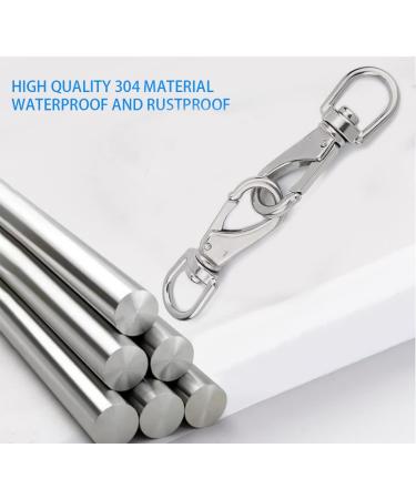 MIKMAYTOO Stainless Steel Swivel Eye Snap Hook  Snap Clips Scuba Diving Clips  Bird Feeders  Lag Clips  Flag Pole Rope  Dog Leash Hook  Keychains  Anchor Chain M4-2PCS - Buy Online on GoSupps.com
