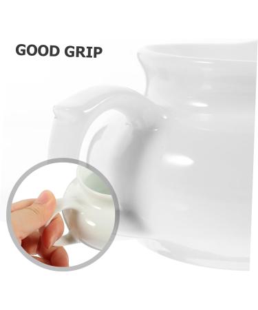 FUNOMOCYA Gravy Boat 1pc Ceramic Container Kitchen for Containers Sauce Small Handle Syrup Jug Milk Creamer Dipping Cup - Buy Online on GoSupps.com