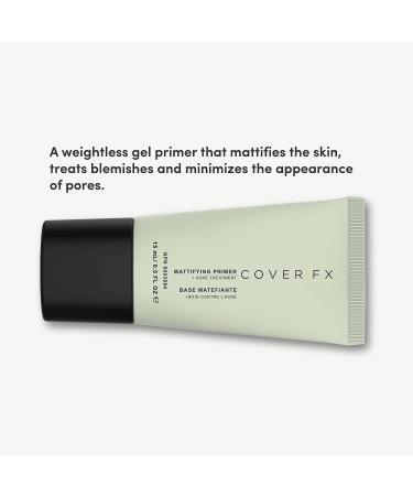 Cover FX Travel Size Mattifying Primer 0.5 Fl Oz - Reduce Pores & Control Shine for Acne Prone Skin - Buy Online on GoSupps.com