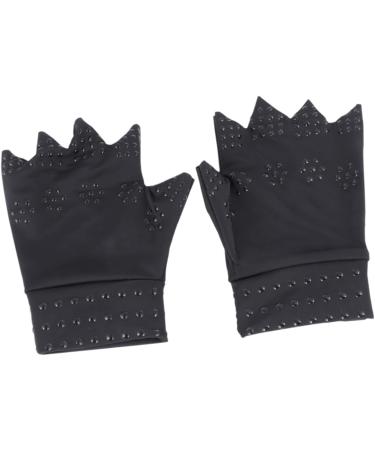 Buy Healvian 2 Pairs Black Bear Anti Pain Gloves | Therapeutic & Fingerless Design for Comfort | International Shipping Available - Buy Online on GoSupps.com