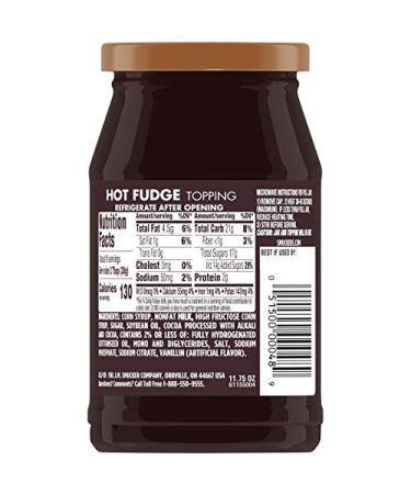 Smucker's Hot Fudge Topping 11.75 oz | Rich Chocolate Dessert Sauce - Buy Online on GoSupps.com