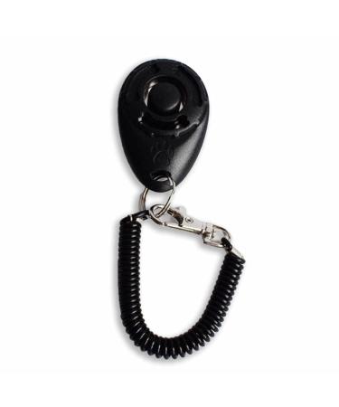 Monkimau Clicker Dog Cat - Training for Dogs and Cats Dog Training (black)