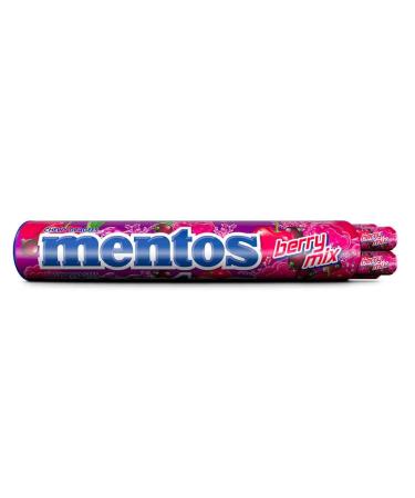 Mentos Chewy Berry Mix Flavour Sweet Rolls 38g- New Flavor Long Date Various Packaging (10) - Buy Online on GoSupps.com