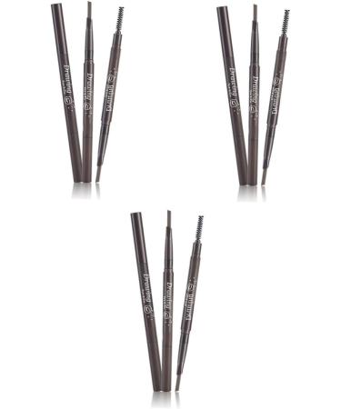 FOYTOKI 3pcs 2 1 Eyebrow Brush Eyebrow Makeup Waterproof Eyebrow Pen Brow Pencil Microblading Pen Stand - Buy Online on GoSupps.com