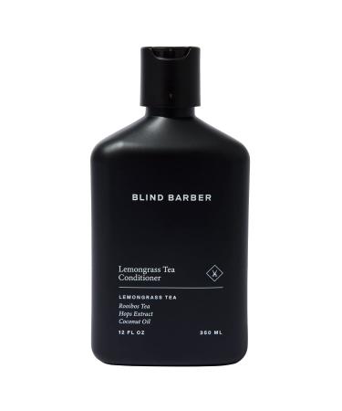 Blind Barber Lemongrass Tea Conditioner - Daily Sulfate-Free Conditioner for Men - Adds Body & Shine  Prevents Tangling - Revitalizing Lemongrass Scent - Paraben-Free  Cruelty-Free (12oz / 350ml)