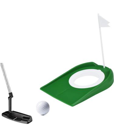 Indoor/Outdoor Plastic Golf Putting Cup with Hole and Flag - Golf Training Aid - Buy Online on GoSupps.com